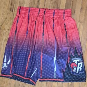 Nostalgia Red and Black Athletic Shorts